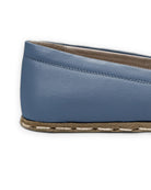 Top view Jean Blue Barefoot Shoes - Handcrafted Calf Leather | Bespoky