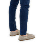 Top view Suede Barefoot Shoes - Handcrafted Calf Leather | Bespoky