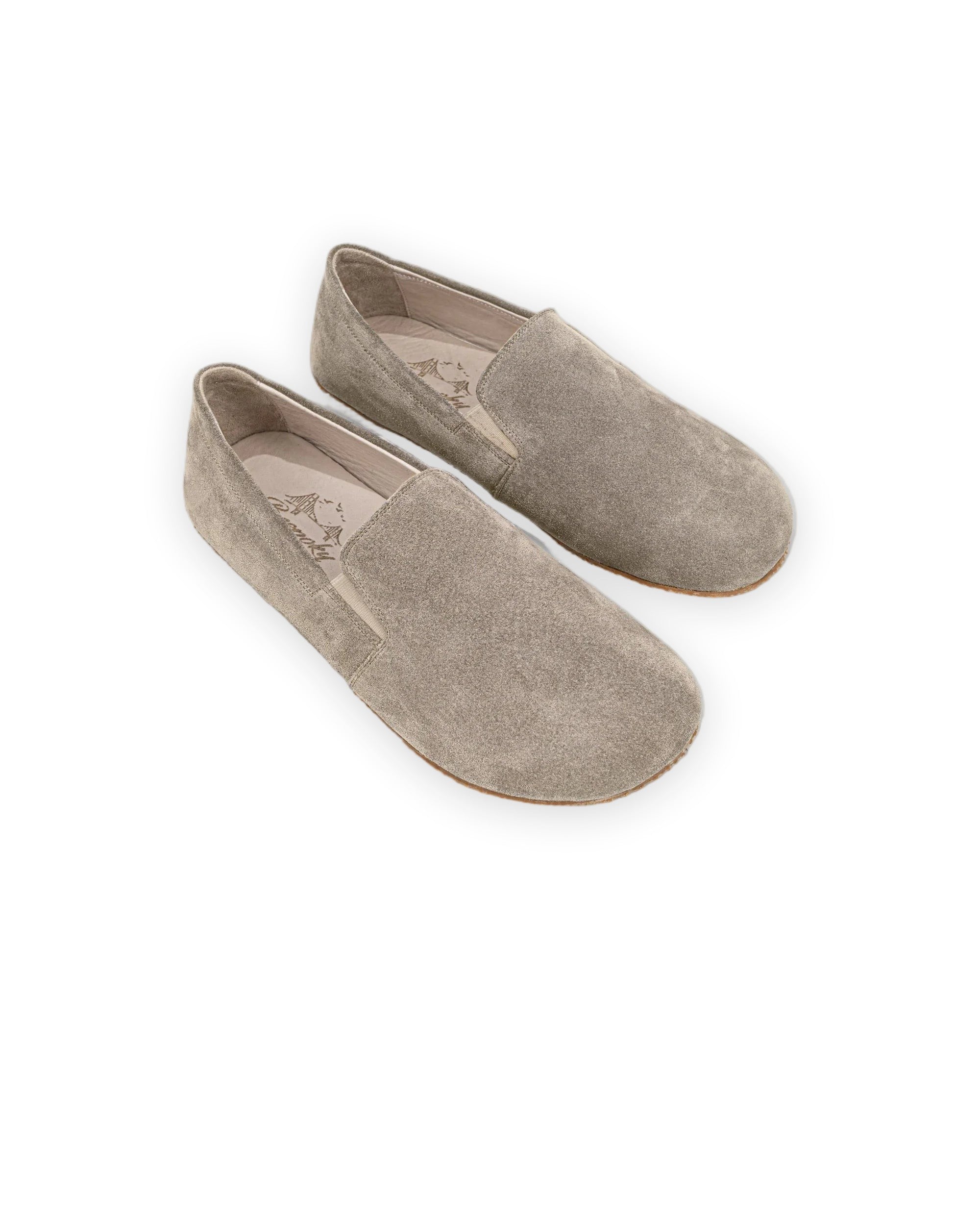 Men's Suede Barefoot Shoes - Handcrafted Calf Leather Wide Toe Box | Bespoky