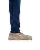 Back view Suede Barefoot Shoes - Calf Leather Handcrafted | Bespoky