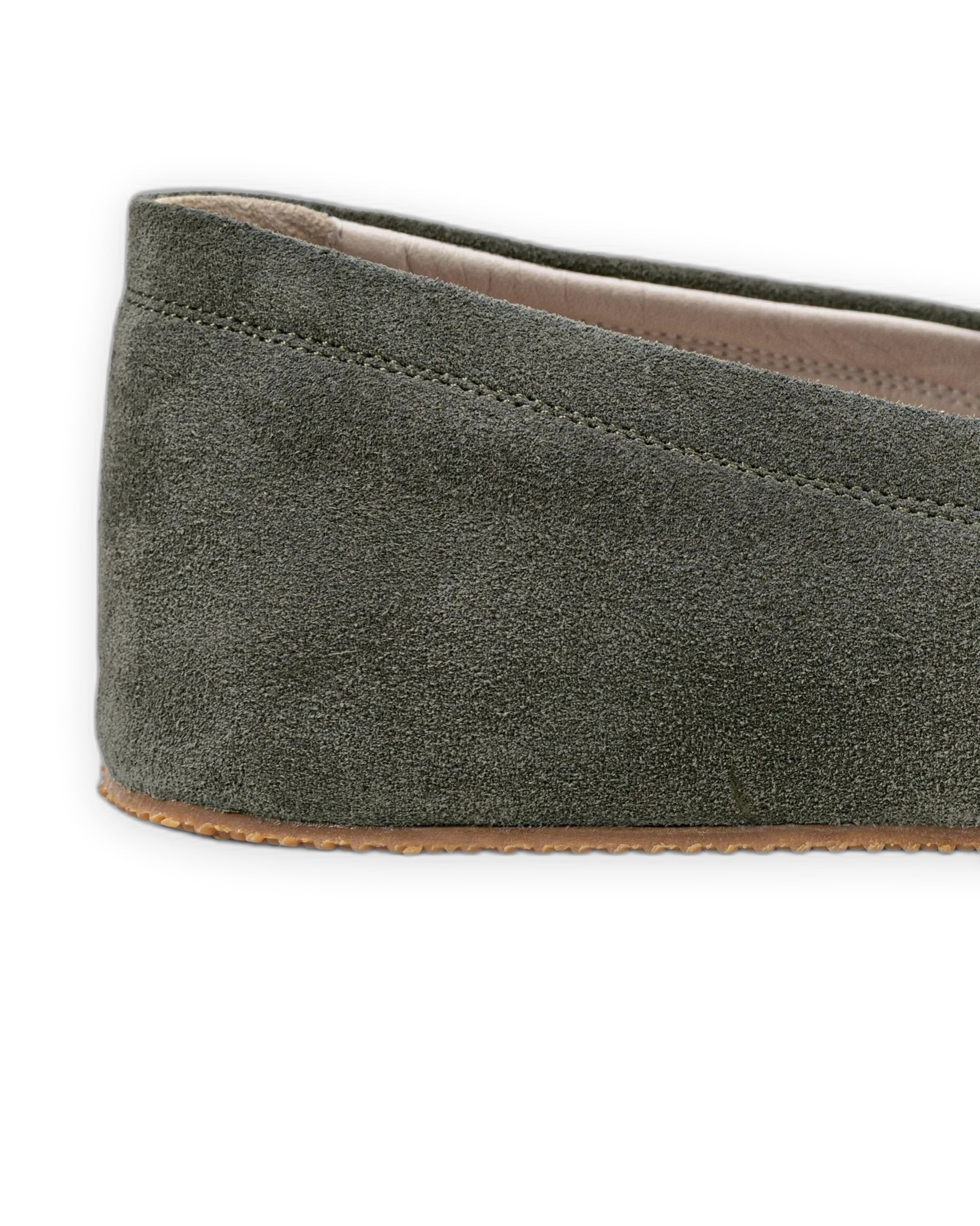 Side view Suede Barefoot Shoes - Calf Leather Zero Drop | Bespoky