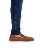 Pair Suede Barefoot Shoes - Barefoot Wide Toe Calf Leather | Bespoky