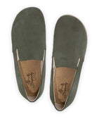 Side view Suede Barefoot Shoes - Calf Leather Zero Drop | Bespoky