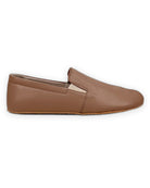 Detail Tan Barefoot Shoes - Handcrafted Calf Leather Turkey | Bespoky