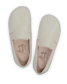 Detail Lucas Beige Barefoot Shoes - Handcrafted Calf Leather Turkey | Bespoky