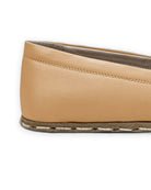 Top view Melon Yellow Barefoot Shoes - Handcrafted Calf Leather | Bespoky