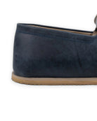 Detail Navy Barefoot Shoes - Handcrafted Calf Leather Turkey | Bespoky