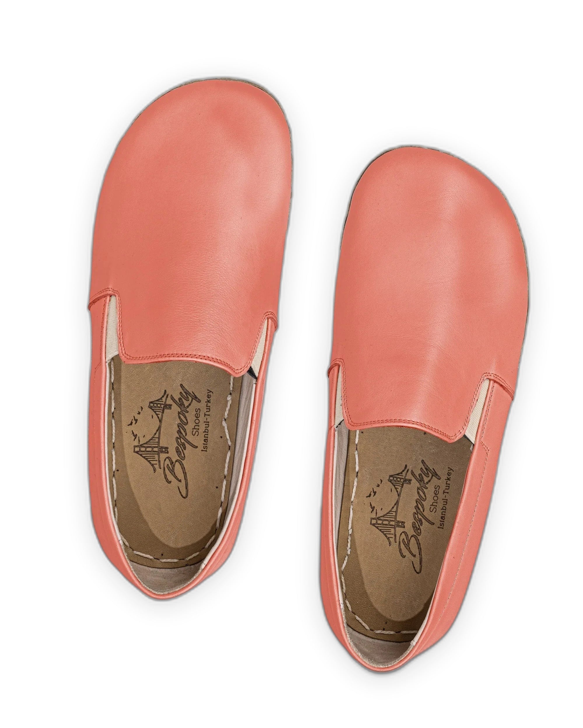 Side view Pomegranate Barefoot Shoes - Calf Leather Zero Drop | Bespoky