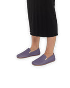 Detail Purple Barefoot Shoes - Handcrafted Calf Leather Turkey | Bespoky