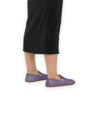 Pair Purple Barefoot Shoes - Barefoot Wide Toe Calf Leather | Bespoky