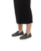 Top view Smoked Nubuck Barefoot Shoes - Handcrafted Calf Leather | Bespoky