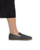 Pair Smoked Nubuck Barefoot Shoes - Barefoot Wide Toe Calf Leather | Bespoky