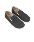 Men's Smoked Nubuck Barefoot Shoes - Handcrafted Calf Leather Wide Toe Box | Bespoky
