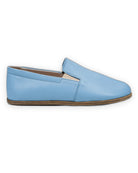 Side view Baby Blue Barefoot Shoes - Calf Leather Zero Drop | Bespoky
