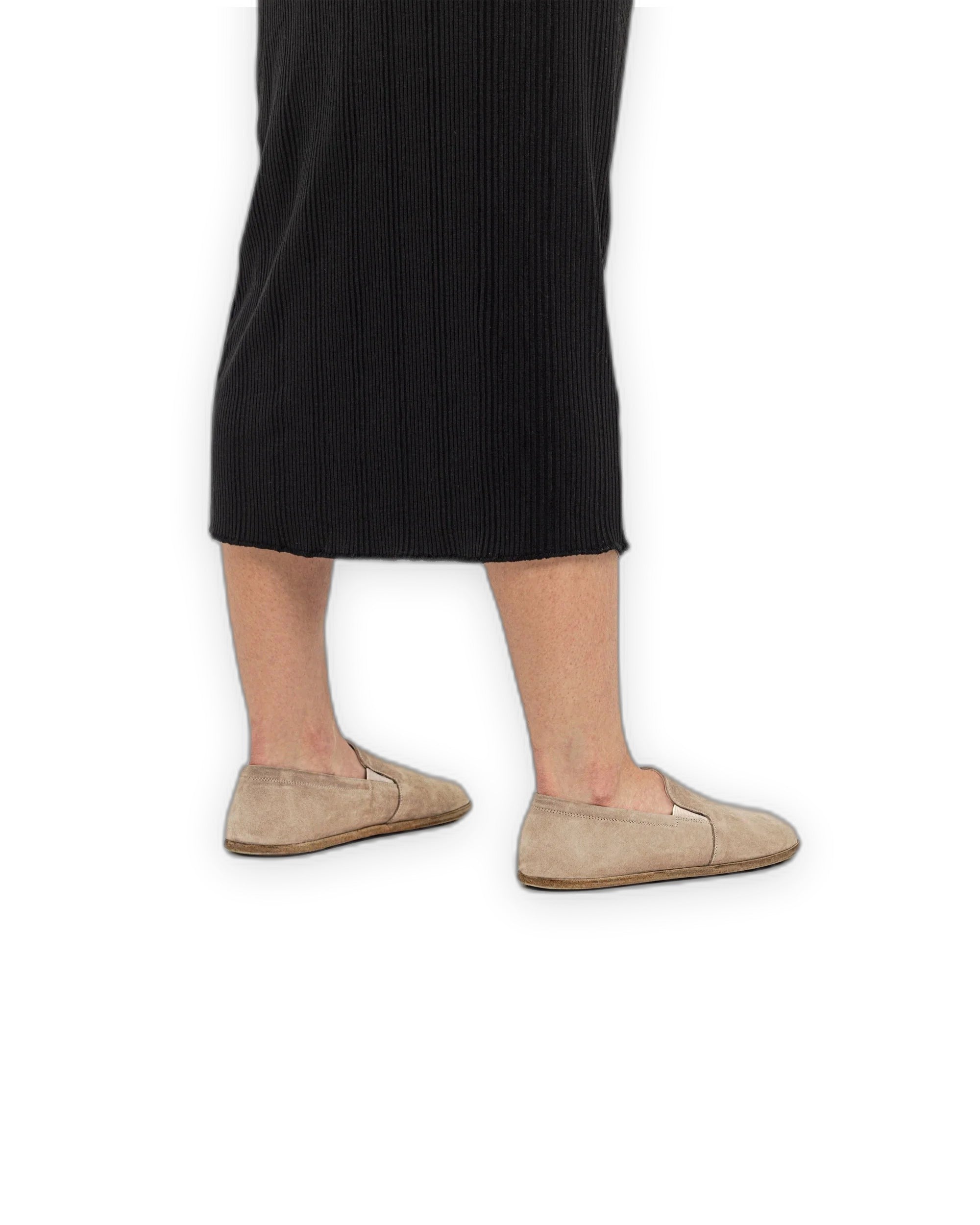 Detail Beige Barefoot Shoes - Handcrafted Calf Leather Turkey | Bespoky
