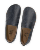 Side view Black Barefoot Shoes - Calf Leather Zero Drop | Bespoky