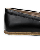 Top view Black Barefoot Shoes - Handcrafted Calf Leather | Bespoky