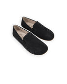 Women's Black Barefoot Shoes - Handcrafted Calf Leather Wide Toe Box | Bespoky