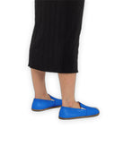 Pair Blue Barefoot Shoes - Barefoot Wide Toe Calf Leather | Bespoky