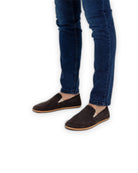 Top view Brown Barefoot Shoes - Handcrafted Calf Leather | Bespoky