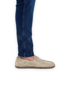 Detail Cream Barefoot Shoes - Handcrafted Calf Leather Turkey | Bespoky