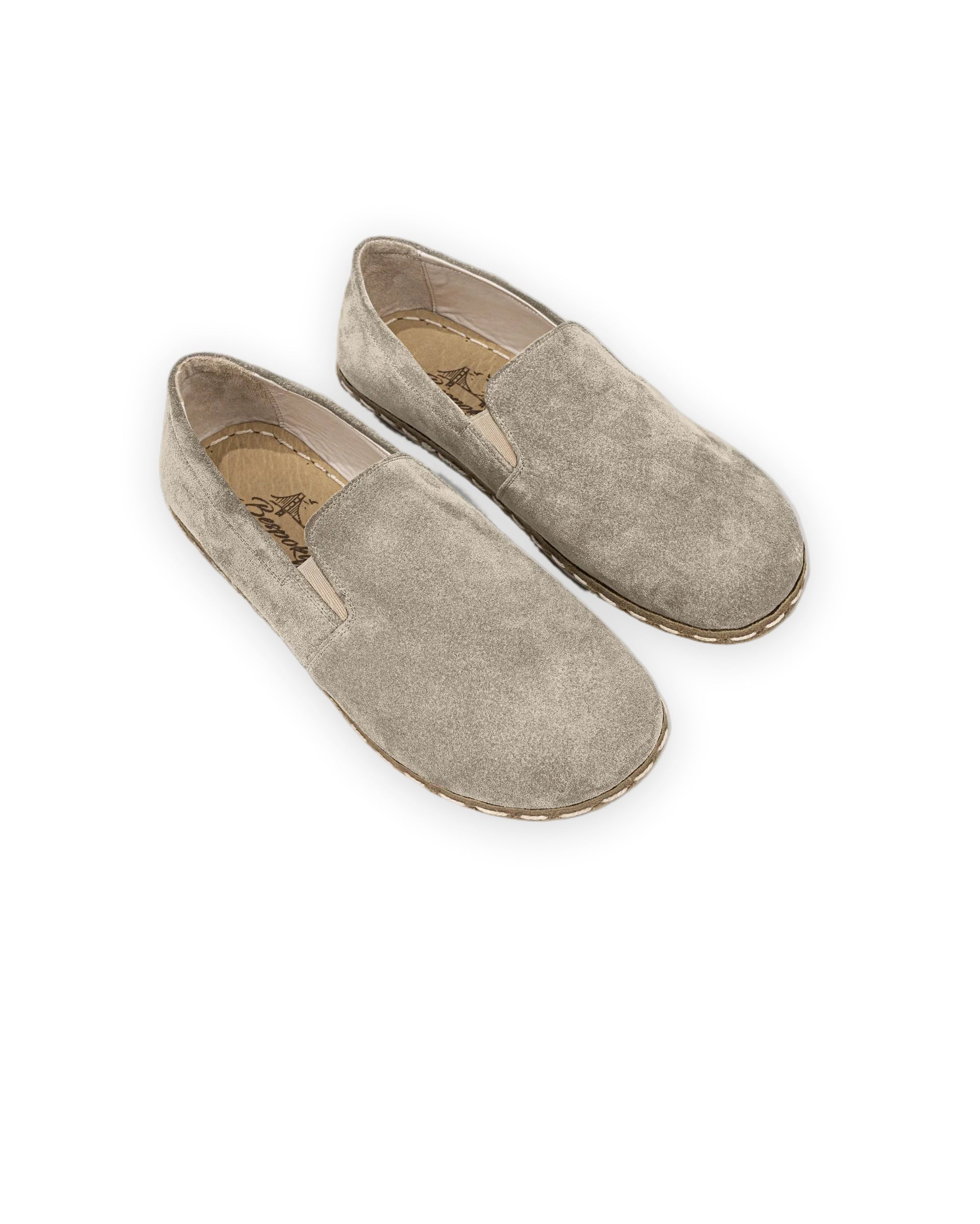 Women's Cream Barefoot Shoes - Handcrafted Calf Leather Wide Toe Box | Bespoky