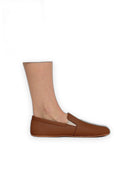 Detail Dark Brown Barefoot Shoes - Handcrafted Calf Leather Turkey | Bespoky