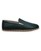Side view Dark Green Barefoot Shoes - Calf Leather Zero Drop | Bespoky