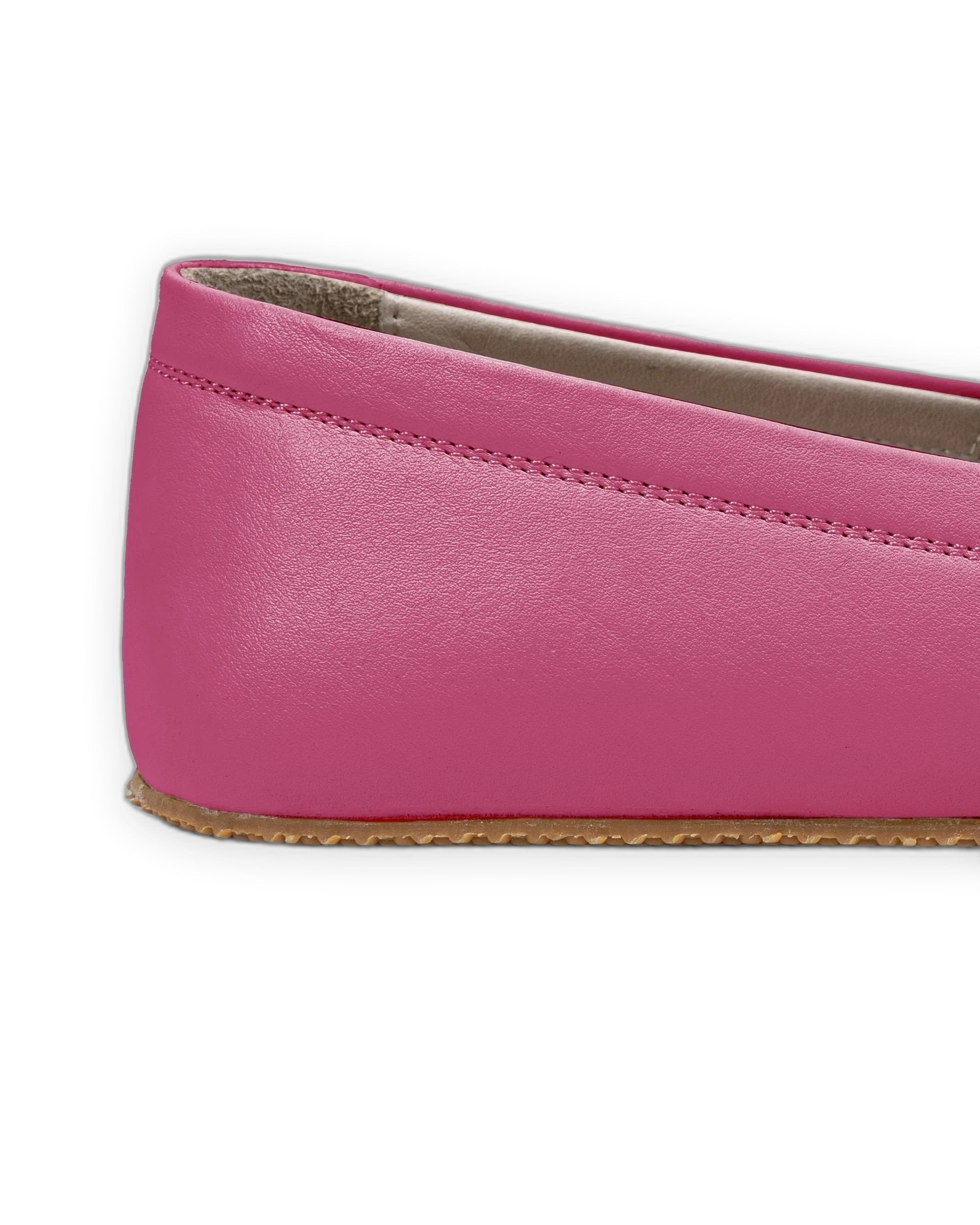 Side view Fuchsia Barefoot Shoes - Calf Leather Zero Drop | Bespoky