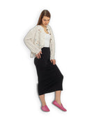Back view Fuchsia Barefoot Shoes - Calf Leather Handcrafted | Bespoky