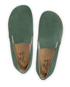 Detail Green Barefoot Shoes - Handcrafted Calf Leather Turkey | Bespoky