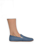 Pair Jean Blue Barefoot Shoes - Barefoot Wide Toe Calf Leather | Bespoky