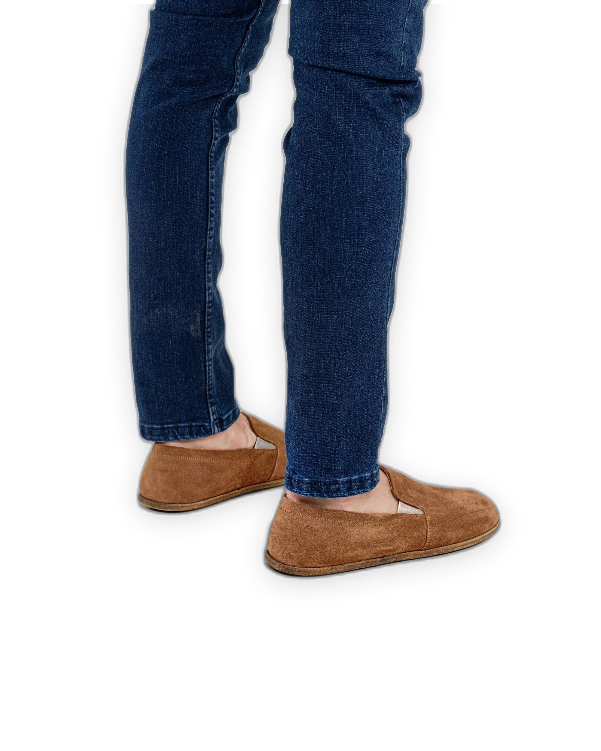 Top view Leather Barefoot Shoes - Handcrafted Calf Leather | Bespoky