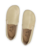 Side view Yellow Barefoot Shoes - Calf Leather Zero Drop | Bespoky