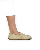 Pair Yellow Barefoot Shoes - Barefoot Wide Toe Calf Leather | Bespoky