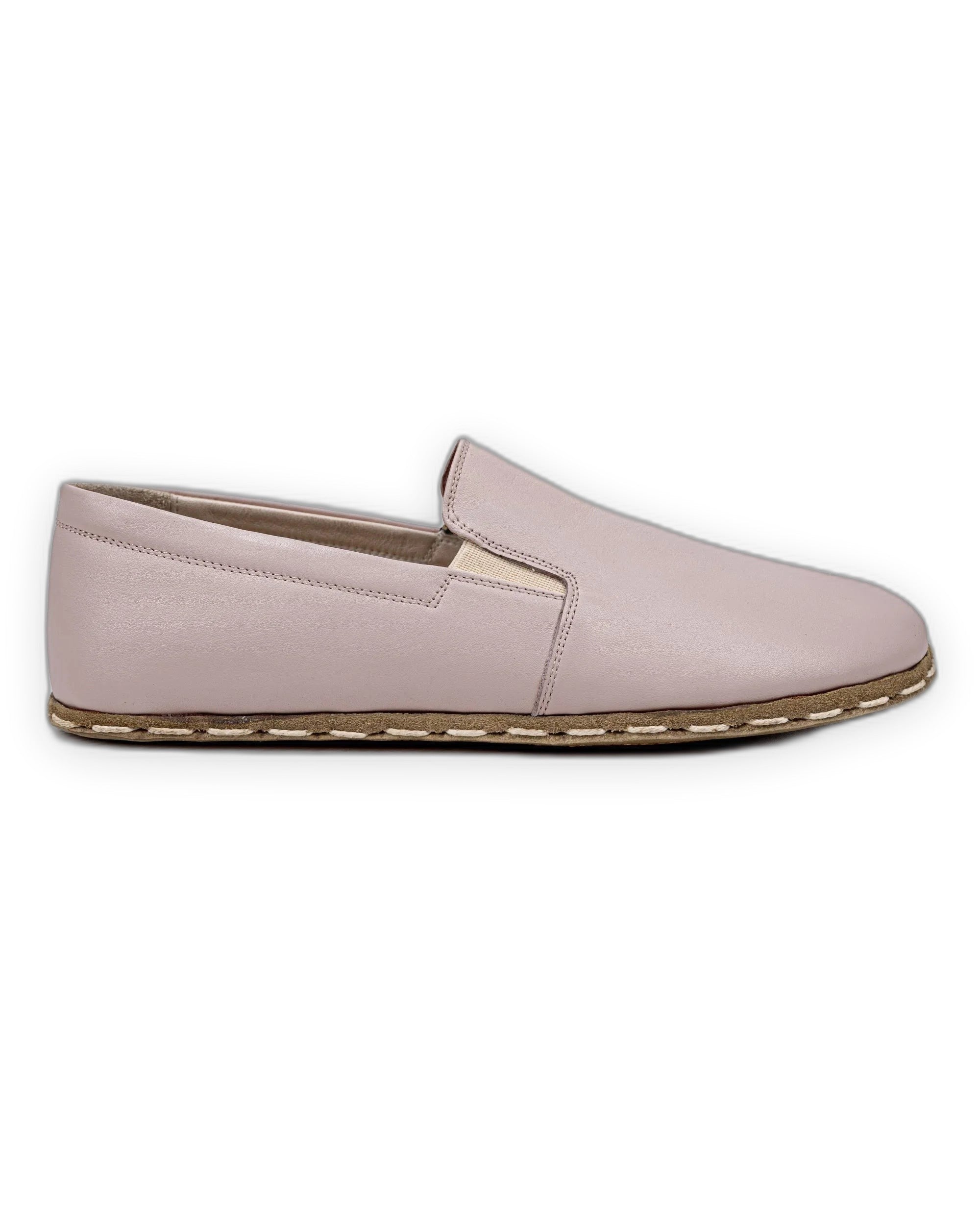 Pair Pink Barefoot Shoes - Barefoot Wide Toe Calf Leather | Bespoky