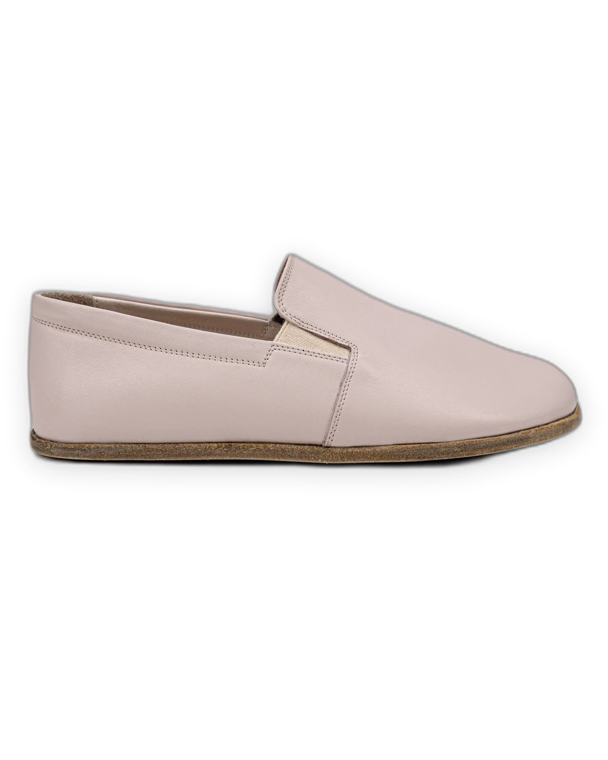 Back view Pink Barefoot Shoes - Calf Leather Handcrafted | Bespoky