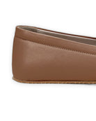Top view Tan Barefoot Shoes - Handcrafted Calf Leather | Bespoky