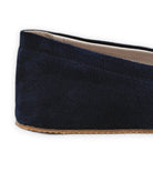 Side view Navy Barefoot Shoes - Calf Leather Zero Drop | Bespoky