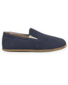 Side view Navy Barefoot Shoes - Calf Leather Zero Drop | Bespoky