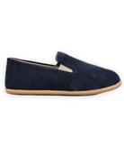 Top view Navy Barefoot Shoes - Handcrafted Calf Leather | Bespoky