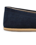 Detail Navy Barefoot Shoes - Handcrafted Calf Leather Turkey | Bespoky