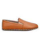 Pair Orange Barefoot Shoes - Barefoot Wide Toe Calf Leather | Bespoky