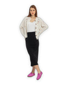 Back view Pink Barefoot Shoes - Calf Leather Handcrafted | Bespoky