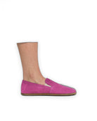 Pair Pink Barefoot Shoes - Barefoot Wide Toe Calf Leather | Bespoky