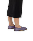 Detail Purple Barefoot Shoes - Handcrafted Calf Leather Turkey | Bespoky