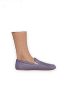 Back view Purple Barefoot Shoes - Calf Leather Handcrafted | Bespoky