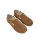 Women's Tan Barefoot Shoes - Handcrafted Calf Leather Wide Toe Box | Bespoky
