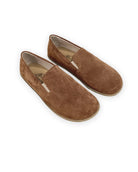 Women's Tan Barefoot Shoes - Handcrafted Calf Leather Wide Toe Box | Bespoky