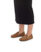 Top view Tan Barefoot Shoes - Handcrafted Calf Leather | Bespoky